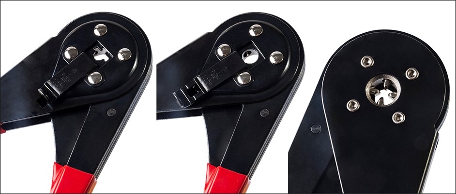 4 way clearance crimp tool