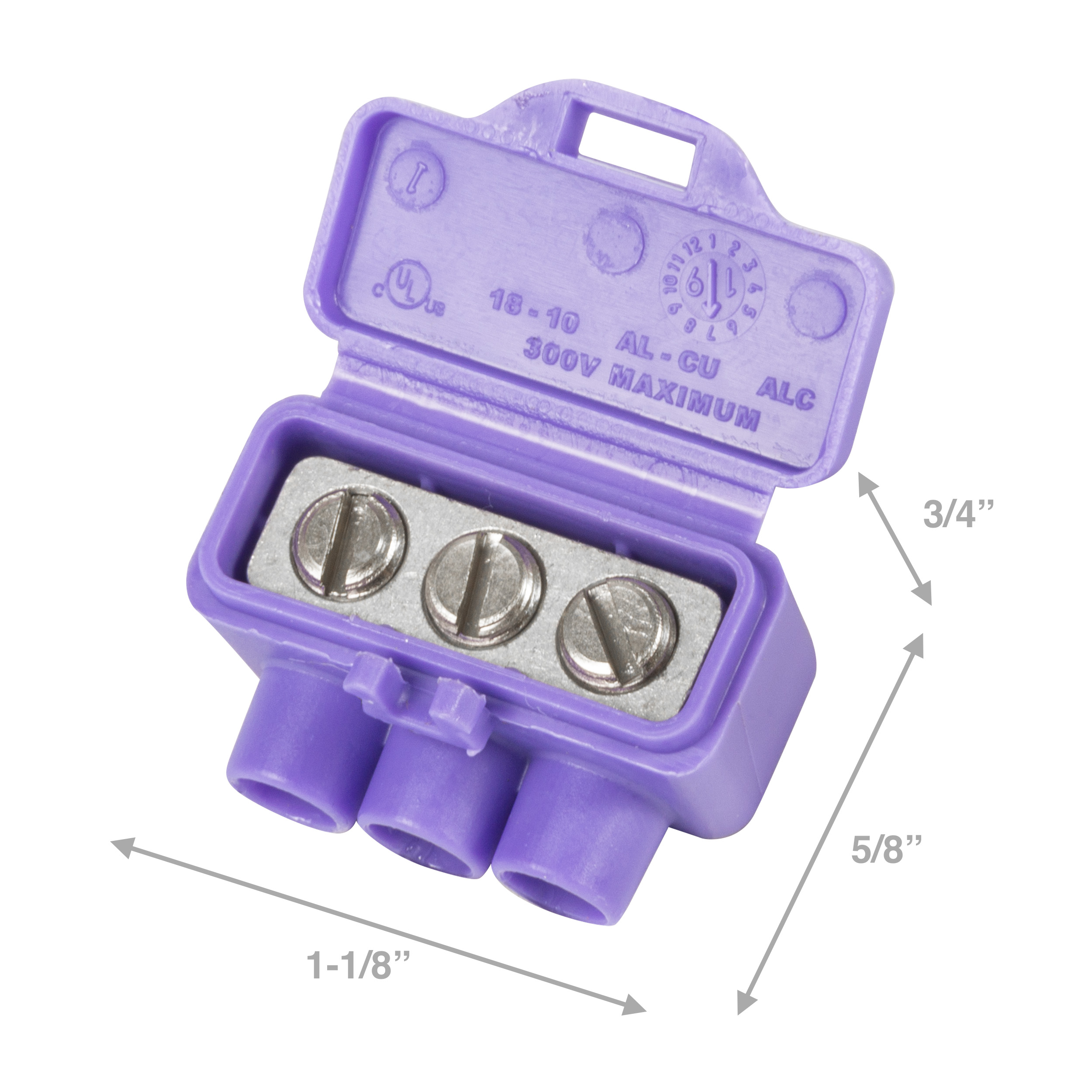 3-Port Al/Cu Wire Connectors (25-Pack)